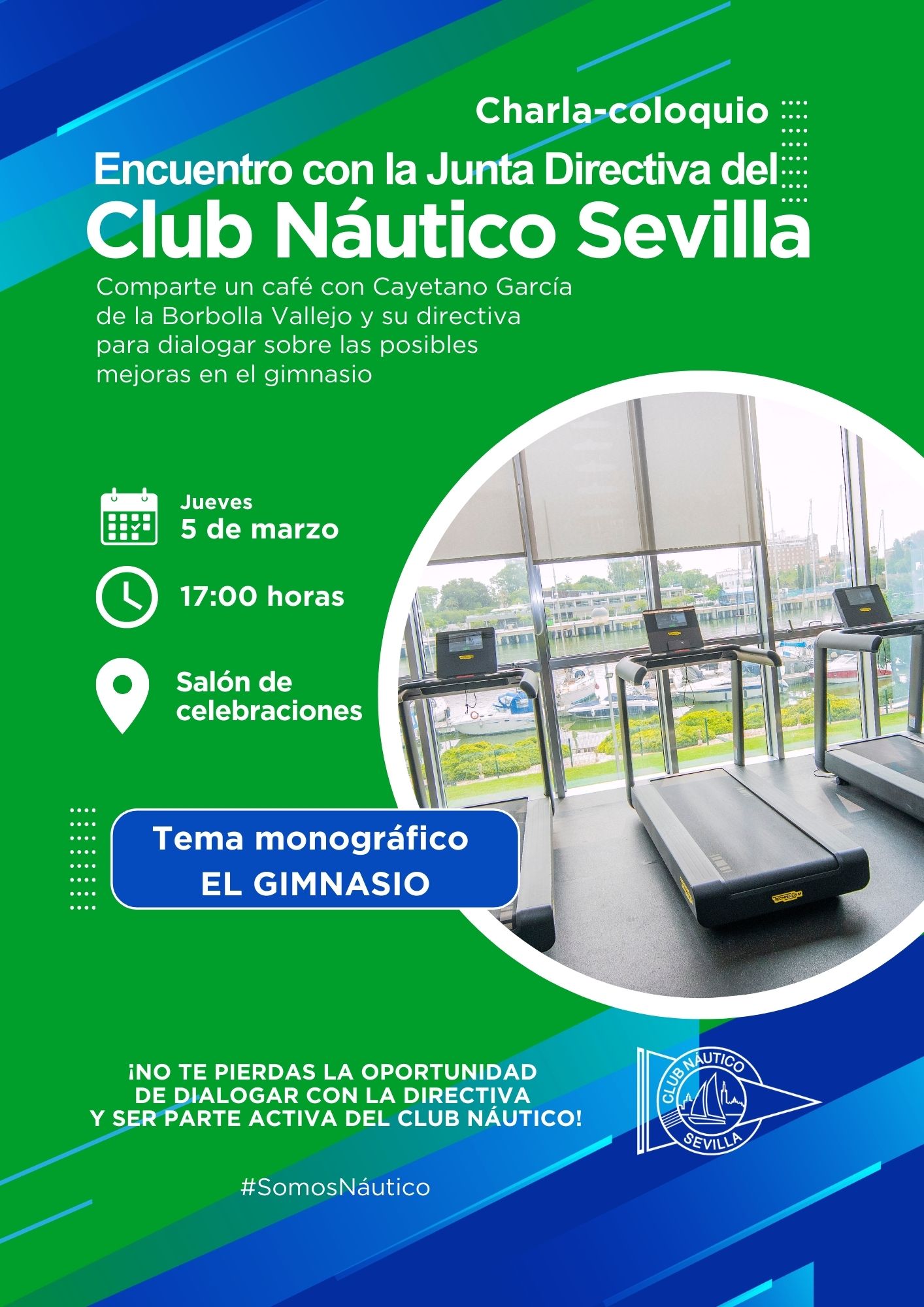 Encuentro con la Junta Directiva del Club Náutico Sevilla