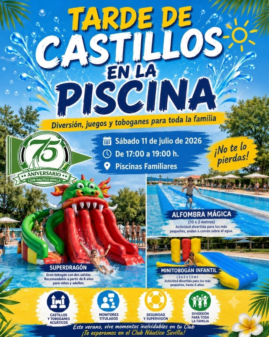Fiesta acuática en el Club Náutico
