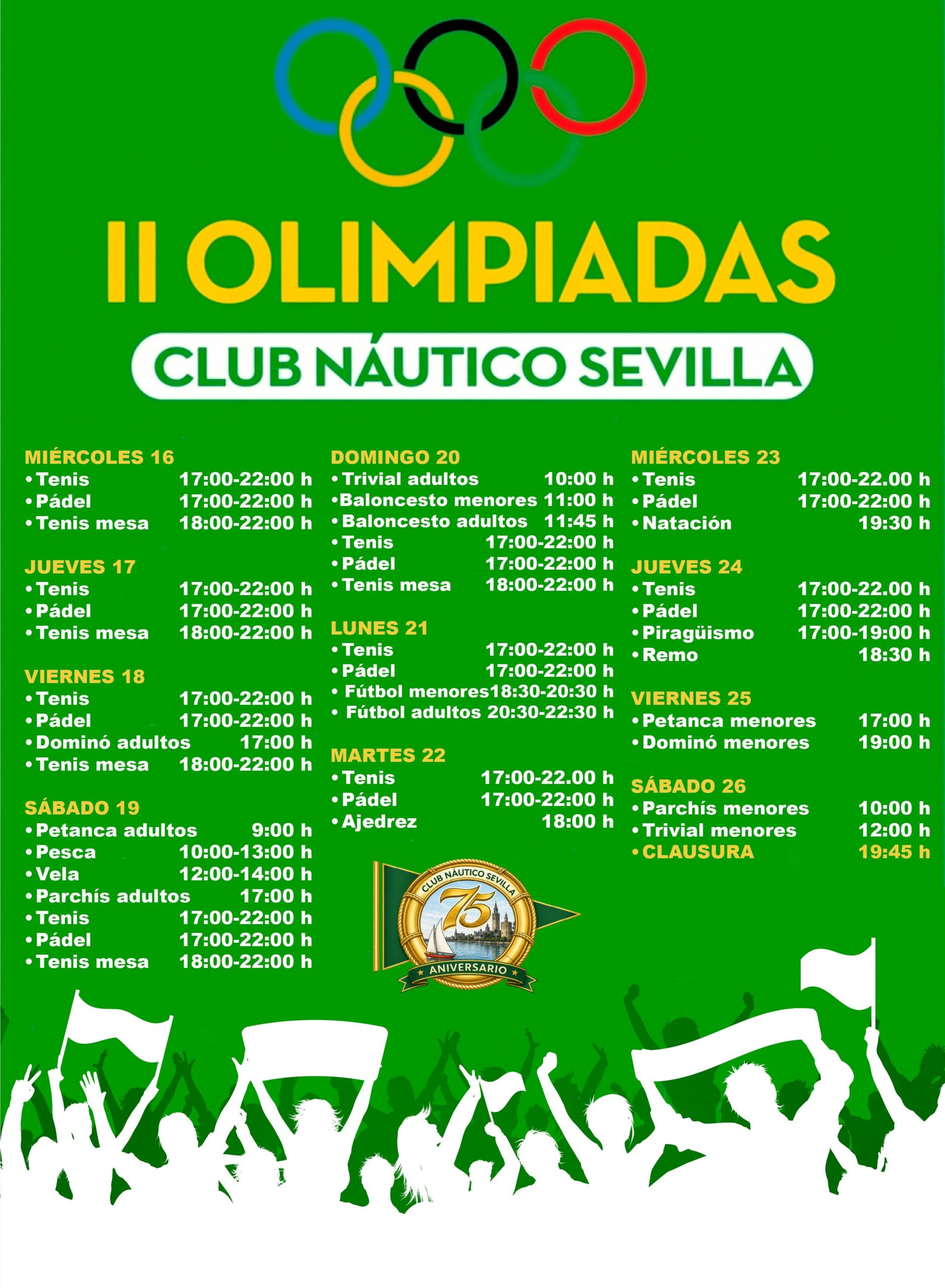 II Olimpiadas del Club Náutico Sevilla