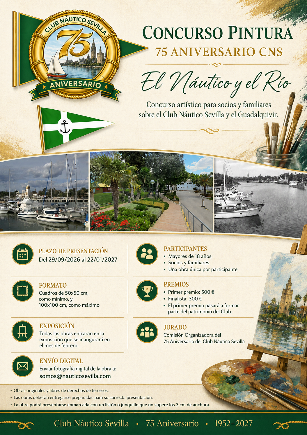 Concurso de pintura ‘El Náutico y el río’