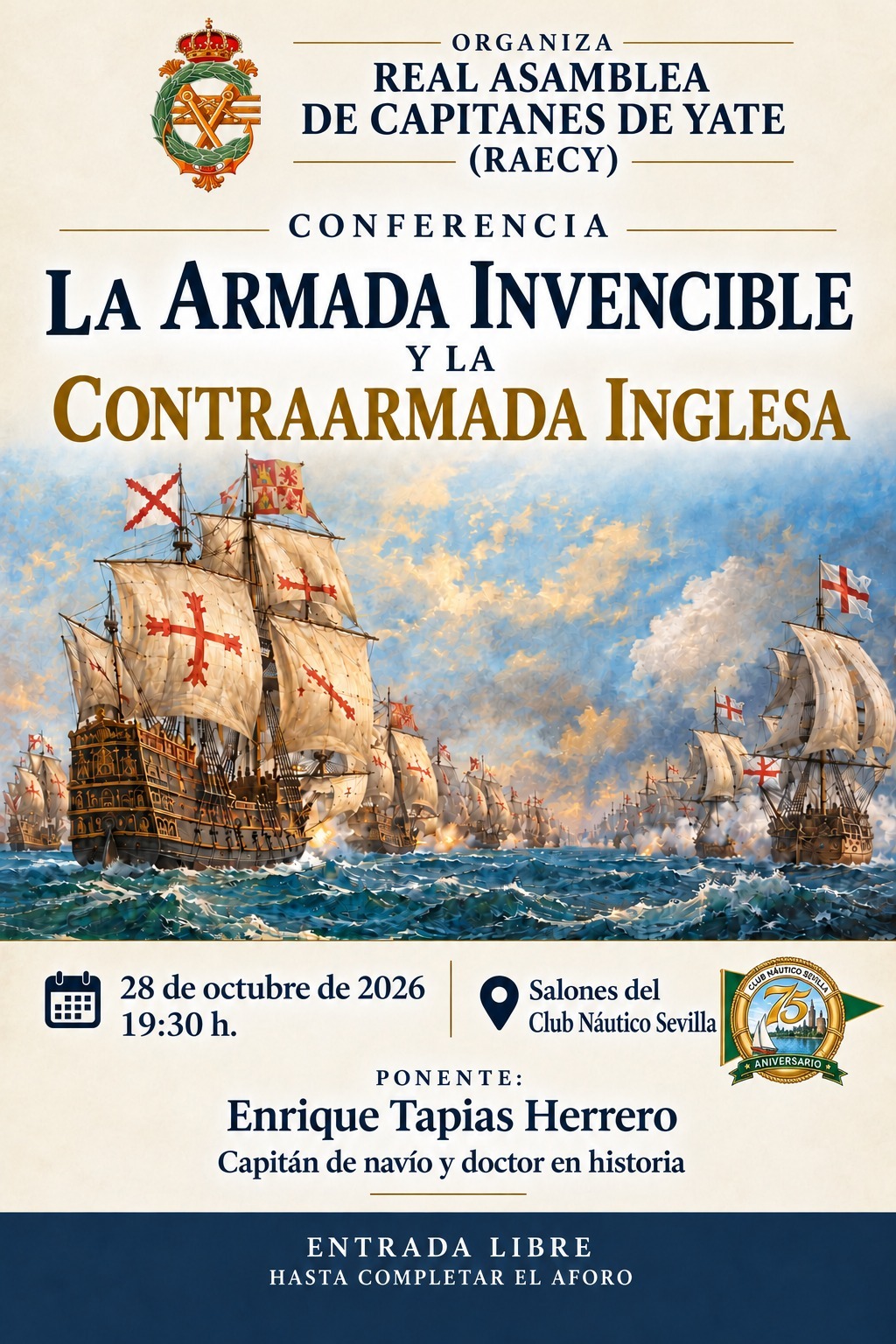 Conferencia ‘La Armada Invencible’ y la contraarmada inglesa