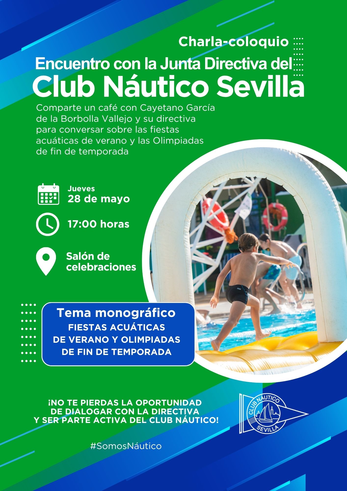 Encuentro con la Junta Directiva del Club Náutico Sevilla