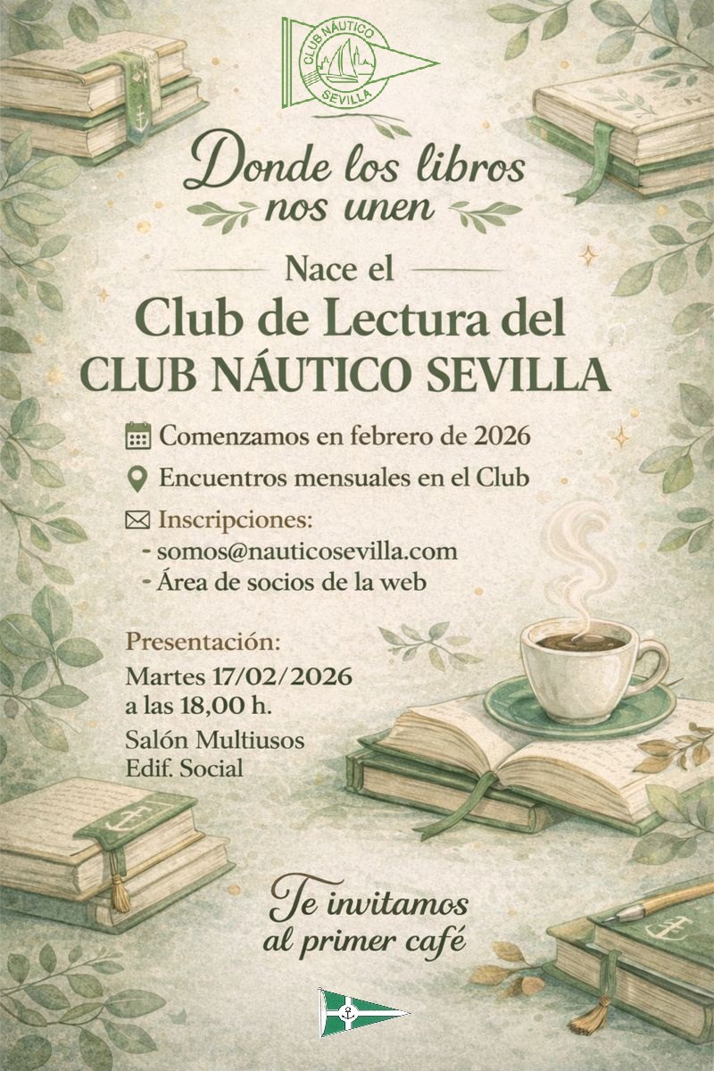 Nace el Club de Lectura del Club Náutico Sevilla