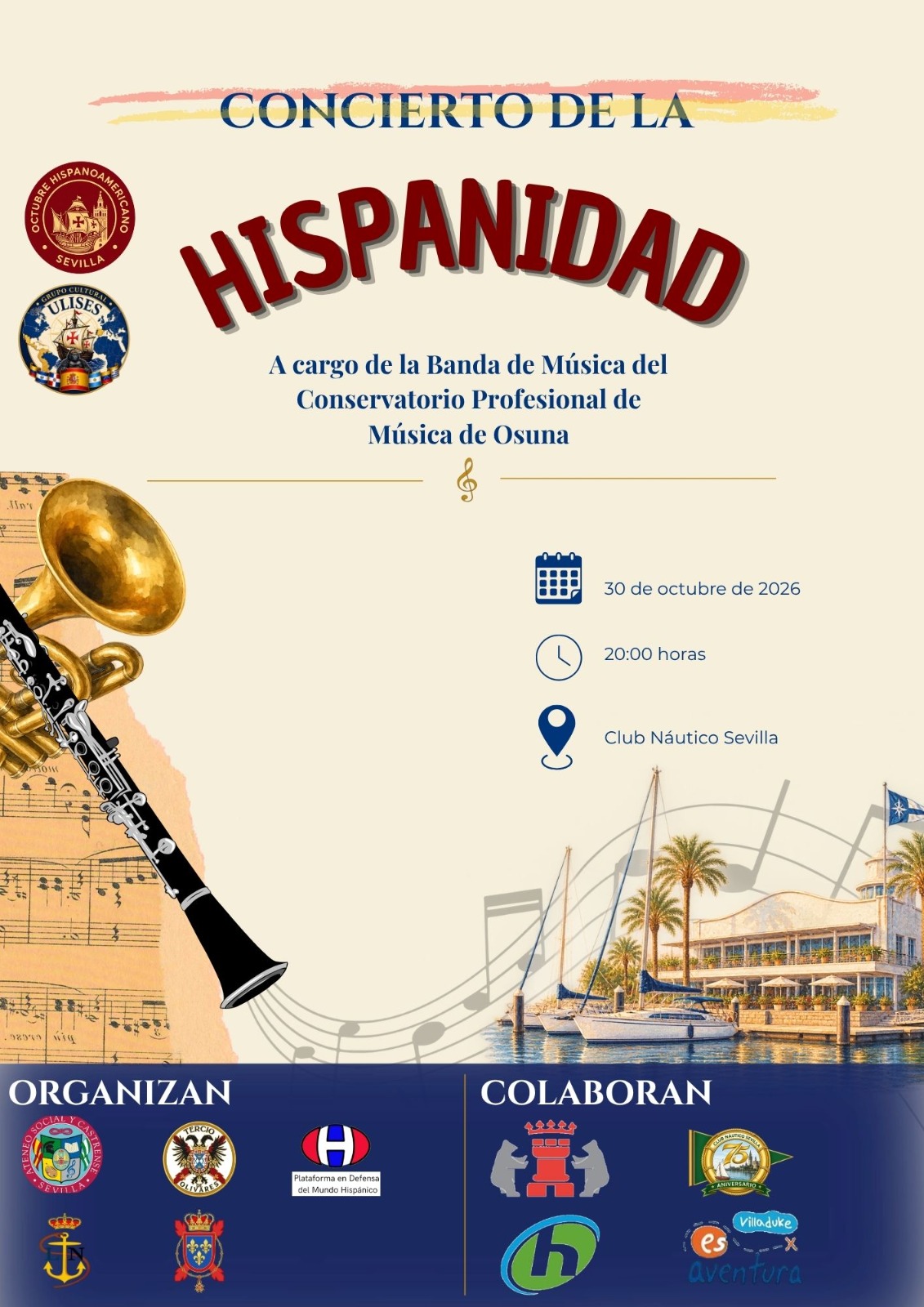 Concierto de la Hispanidad en el Club Náutico