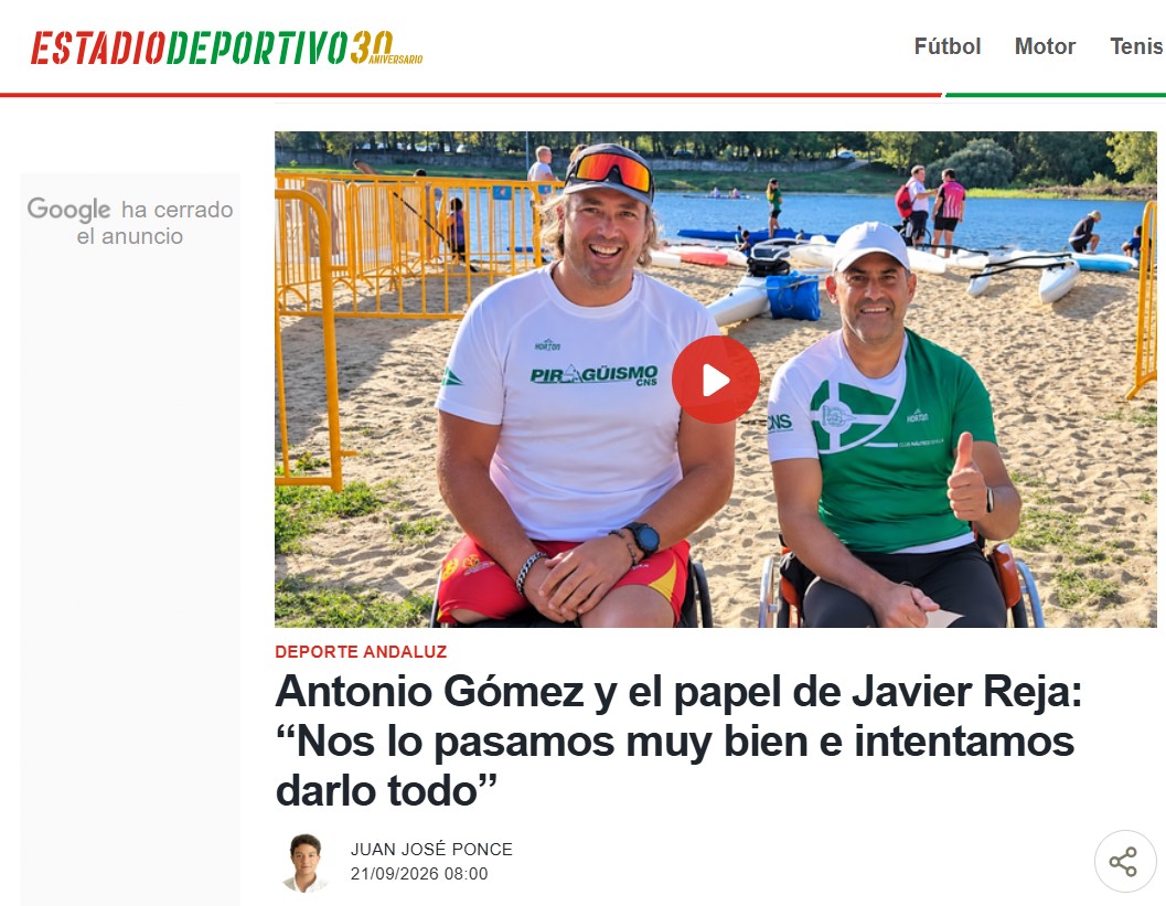 #SomosNáutico / Antonio Gómez y el papel de Javier Reja: “Nos lo pasamos muy bien e intentamos darlo todo”