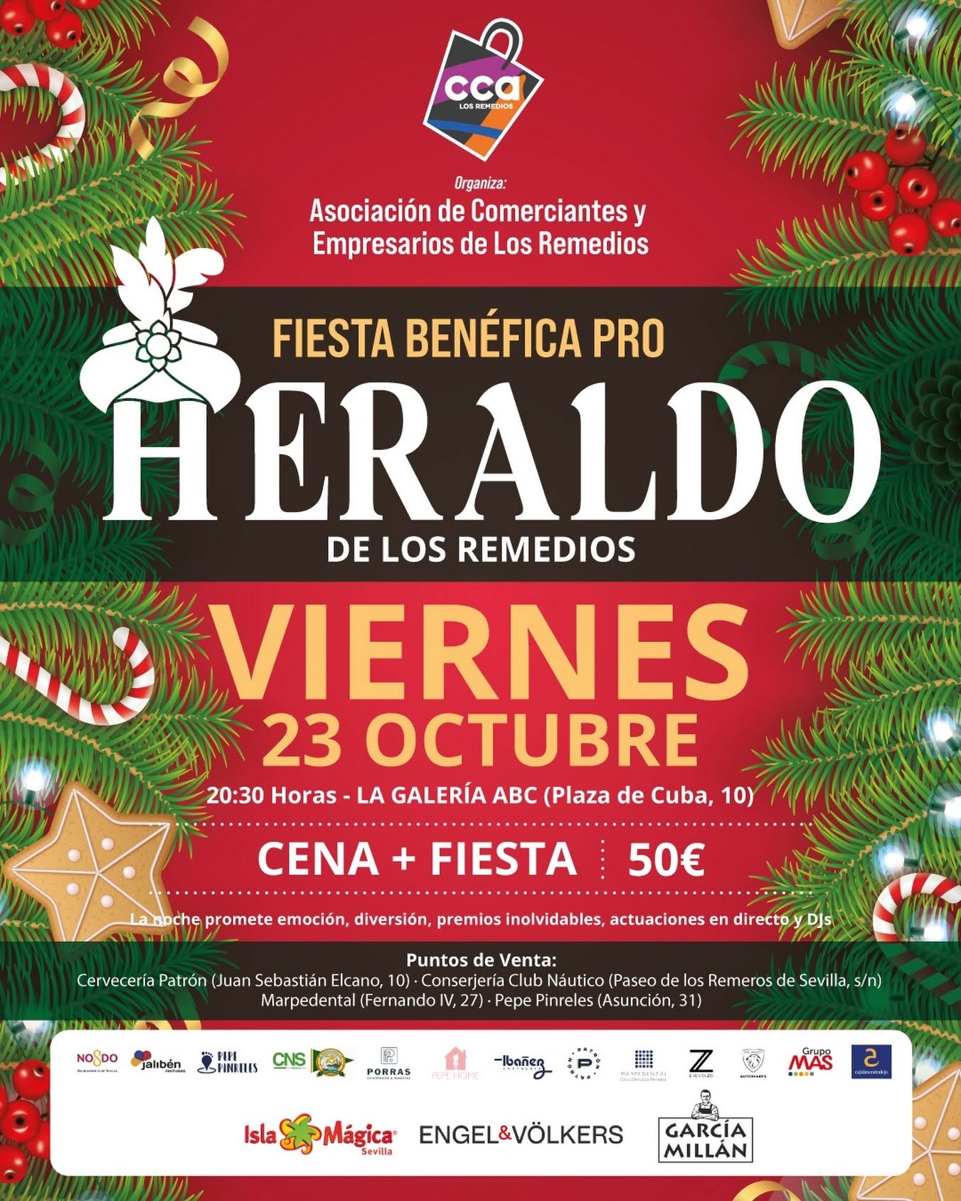 Fiesta benéfica proHeraldo de Los Remedios