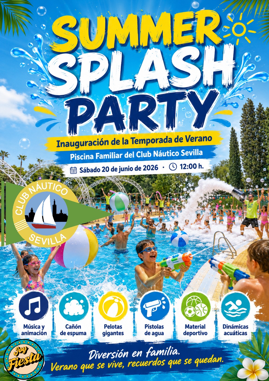 Fiesta de inauguración de la temporada de verano 2026 en el Club Náutico