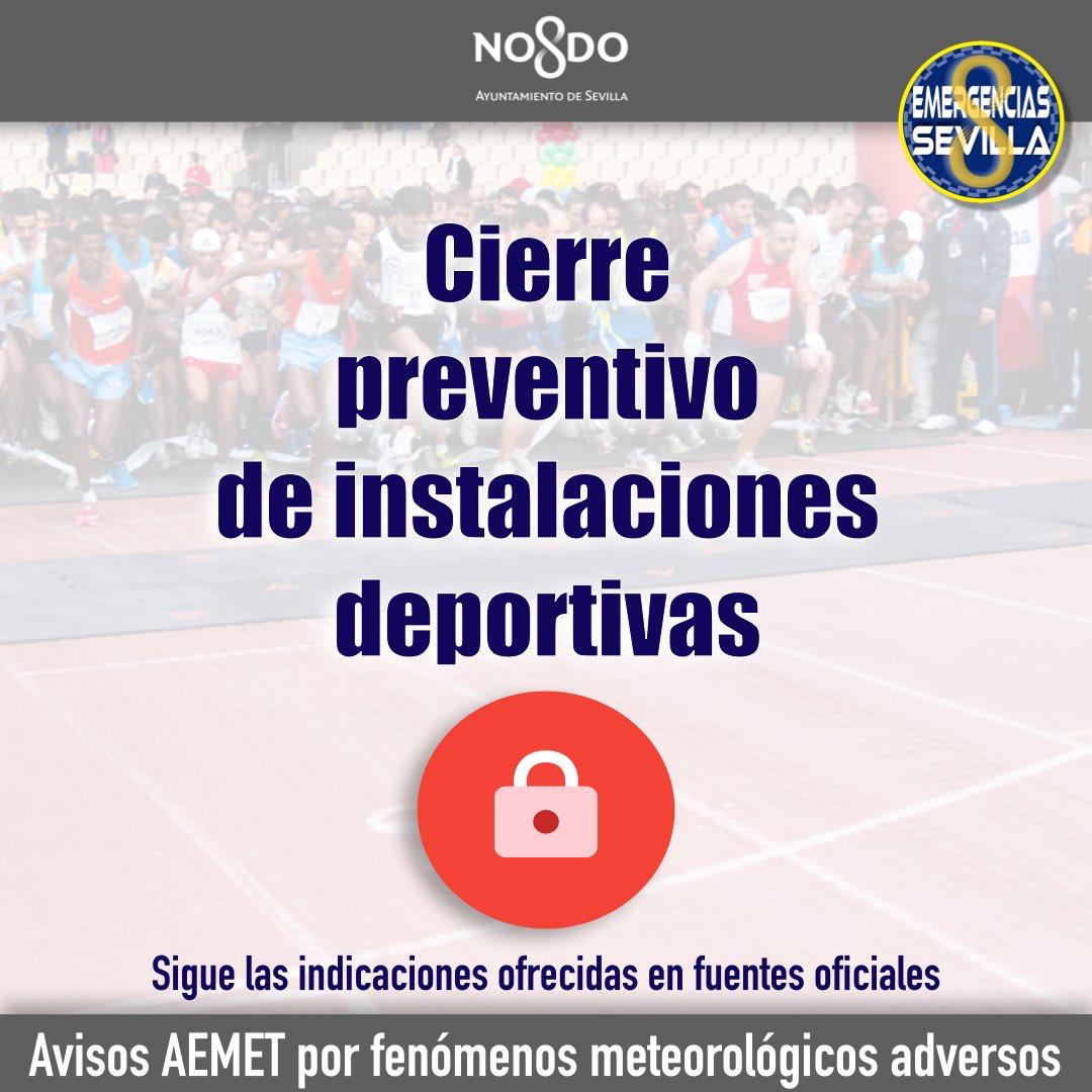 AVISO / Suspensión de las actividades al aire libre por alerta meteorológica