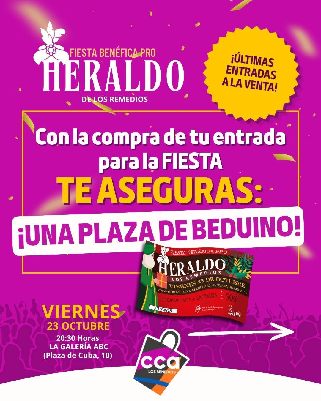 Fiesta benéfica proHeraldo de Los Remedios