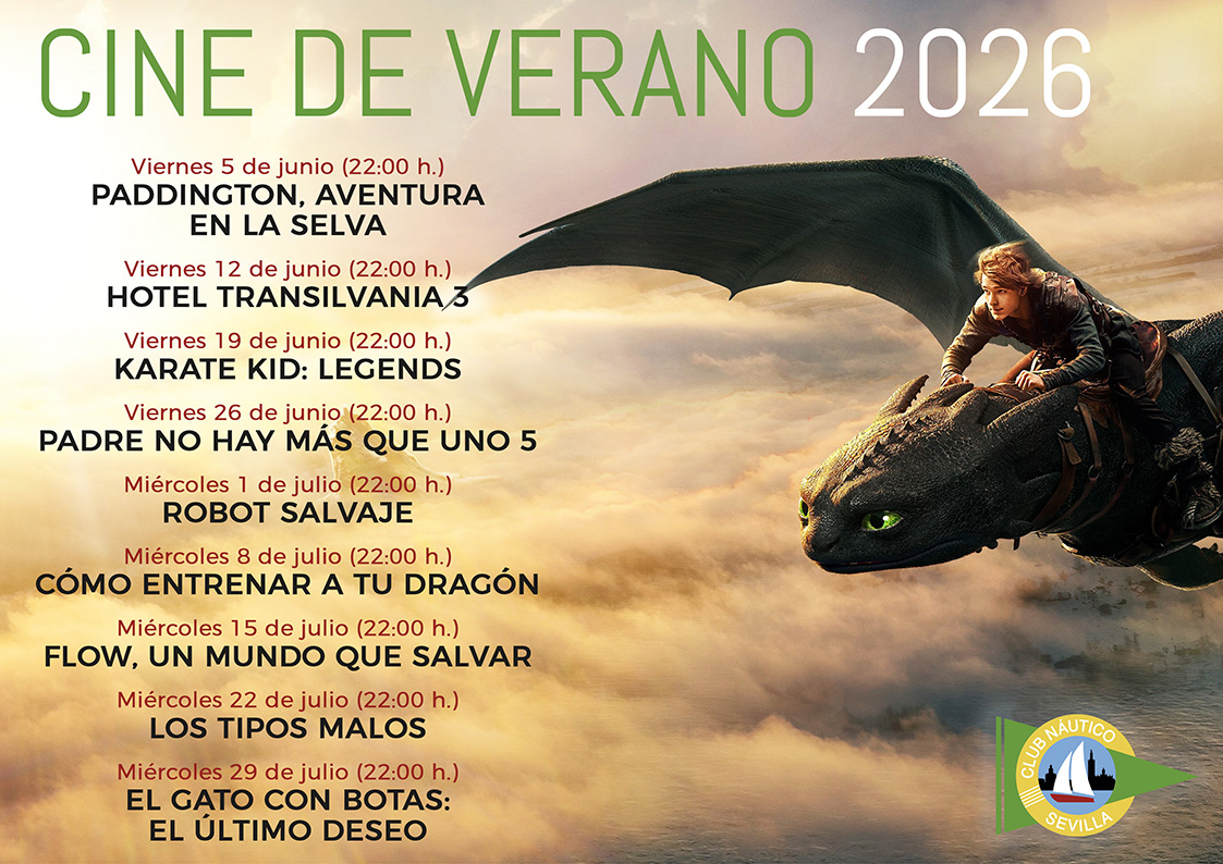 Cine de verano del Club Náutico Sevilla